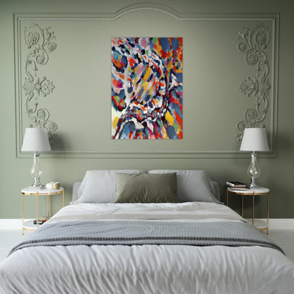 La Sève - 1963 - Alfred Manessier Brushed Aluminum Print - 70x100 cm / 28x40 inches | Alfred Manessier Aluminum Print | Alfred Manessier Prints