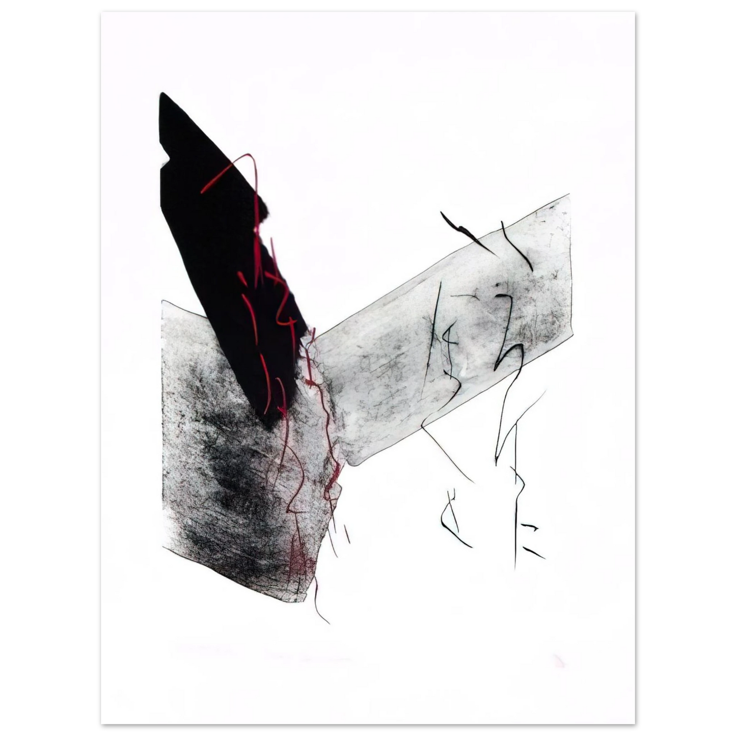 Toko Shinoda - Katachi - Abstract Expressionism  75x100 cm / 30x40inches Fine Art Poster