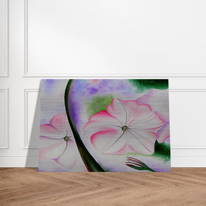 Petunia No. 2 - Georgia O'Keeffe Brushed Aluminum Print - 70x100 cm / 28x40 inches | Georgia O'Keeffe Aluminum Print | Georgia O'Keeffe Prints