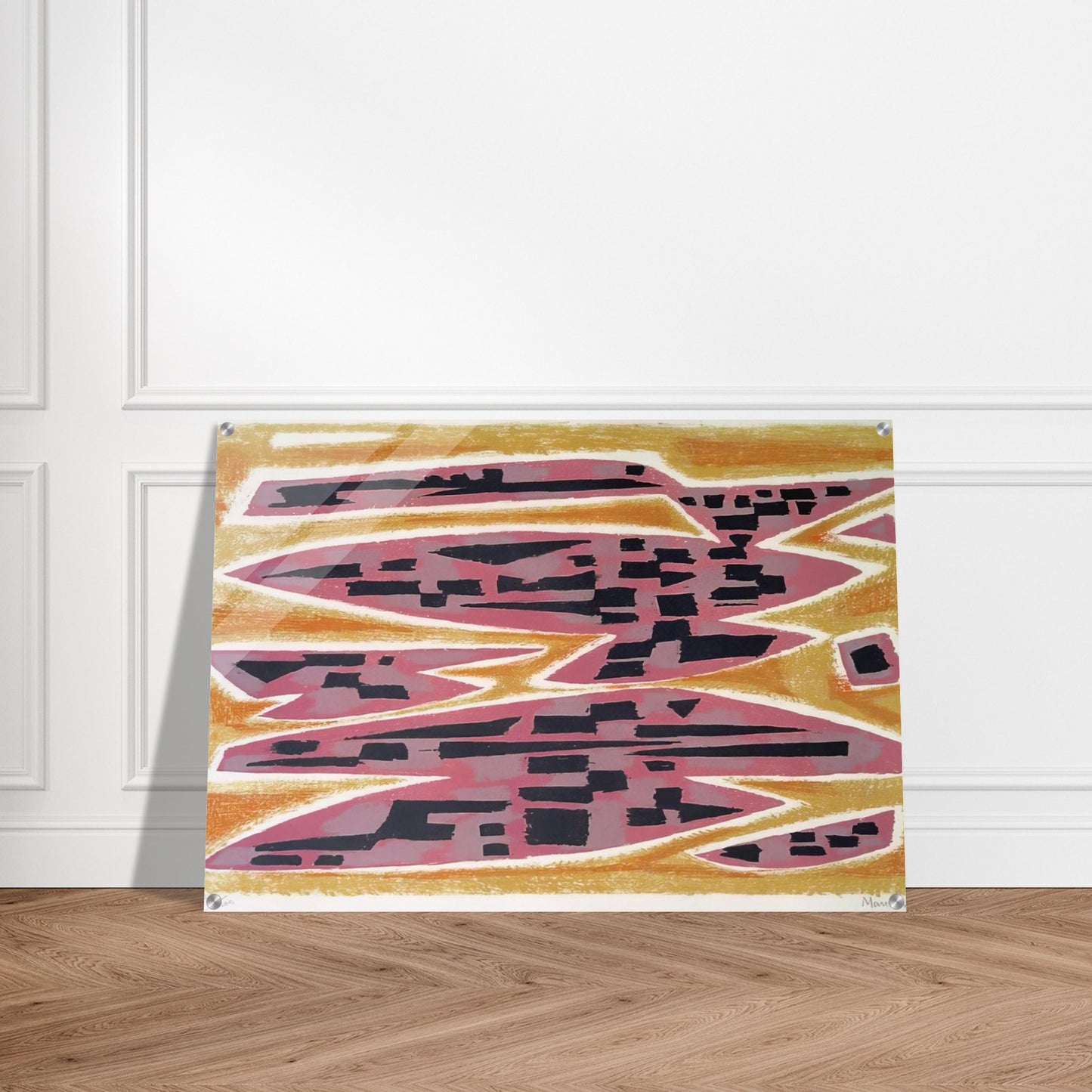 Abstract Composition - 1955 - Alfred Manessier Acrylic Print - 70x100 cm / 28x40″ inches