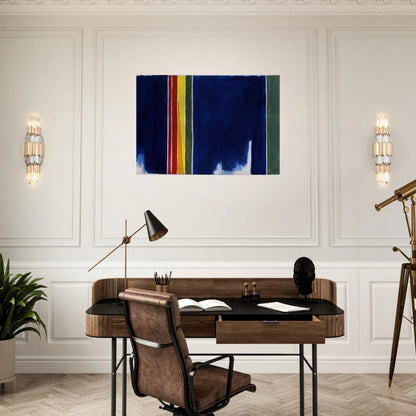 ATMOSPHERIC EFFECTS I 1970 - Alma Woodsey Thomas Brushed Aluminum Print - 70x100 cm / 28x40 inches | Alma Woodsey Thomas Aluminum Print | Alma Woodsey Thomas Prints