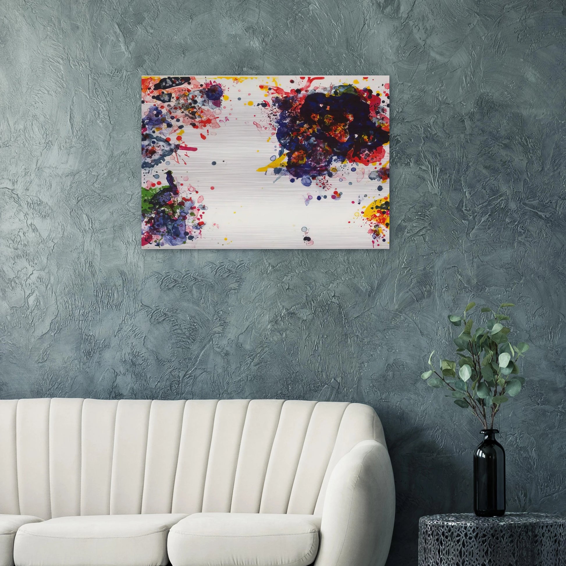 Speck - Sam Francis Brushed Aluminum Print - 70x100 cm / 28x40 inches | Sam Francis Aluminum Print | Sam Francis Prints