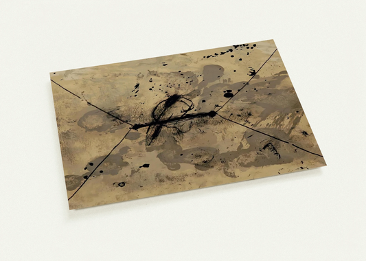 L ENVELOPPE 1968 By Antoni Tapies Pack of 10 Post Cards | Antoni Tapies Post Cards | A6 (10.5 x 14.8 cm) - 4.1 x 5.8 inches