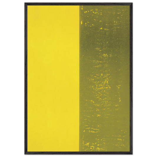 Canto Xll - Barnett Newman 70x100 cm / 28x40 inches Framed Art Print – Black Wooden Frame