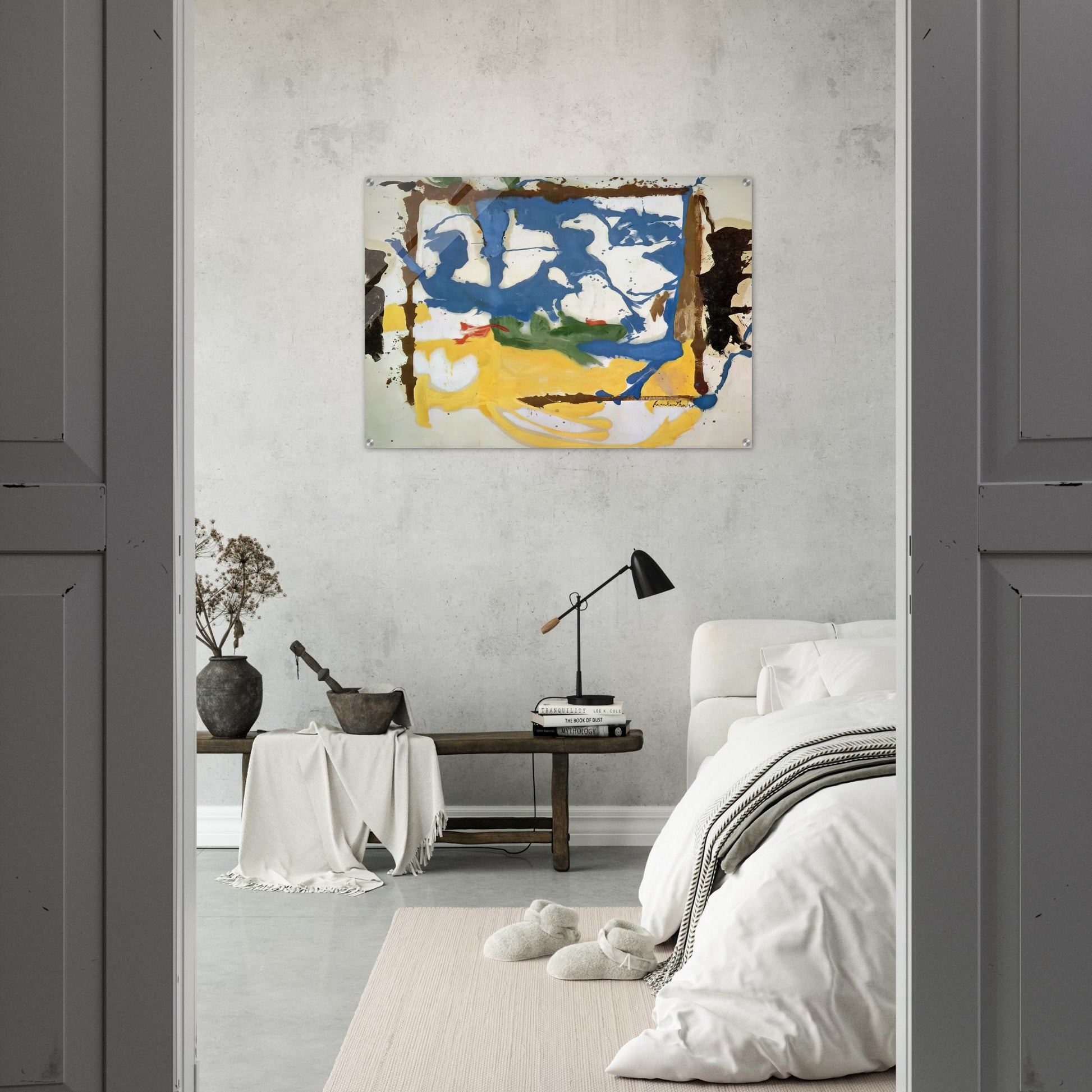 Swan Lake #2 - 1961 - Helen Frankenthaler Acrylic Print - 70x100 cm / 28x40″ inches
