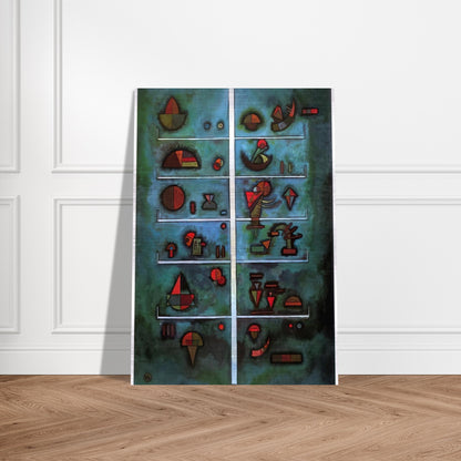 STOREYS 1929 - Wassily Kandinsky Brushed Aluminum Print - 70x100 cm / 28x40 inches | Wassily Kandinsky Aluminum Print | Wassily Kandinsky Prints