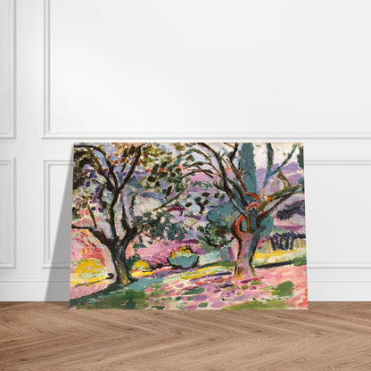 OLIVE TREES AT COLLIOURE 1906 - Henri Matisse Brushed Aluminum Print - 70x100 cm / 28x40 inches | Henri Matisse Aluminum Print | Henri Matisse Prints