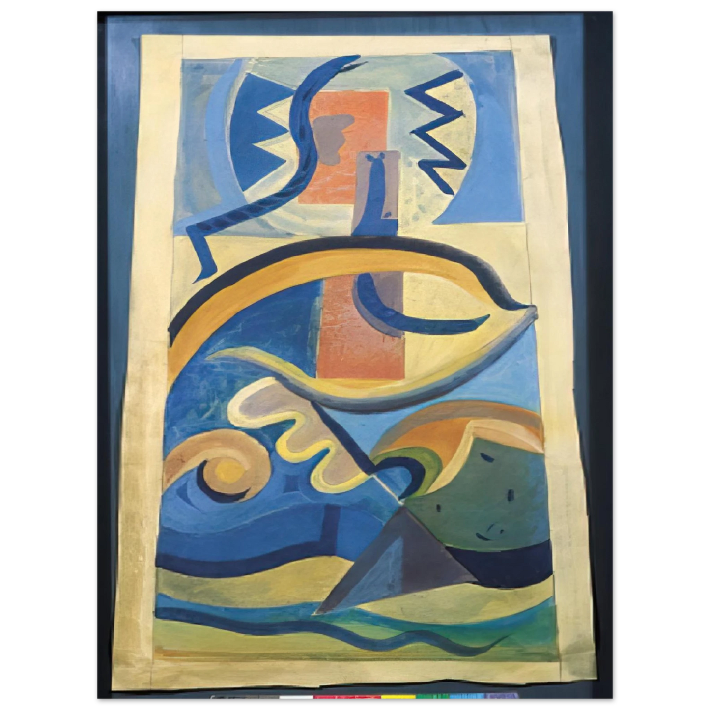 Julius Evola - Untitled - Abstract Art, Dada  75x100 cm / 30x40inches Fine Art Poster