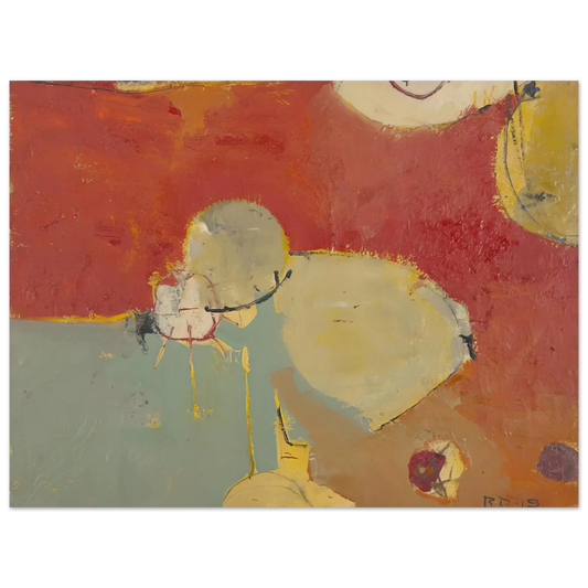 Richard Diebenkorn - Untitled #2 Sausalito  75x100 cm / 30x40inches Fine Art Poster