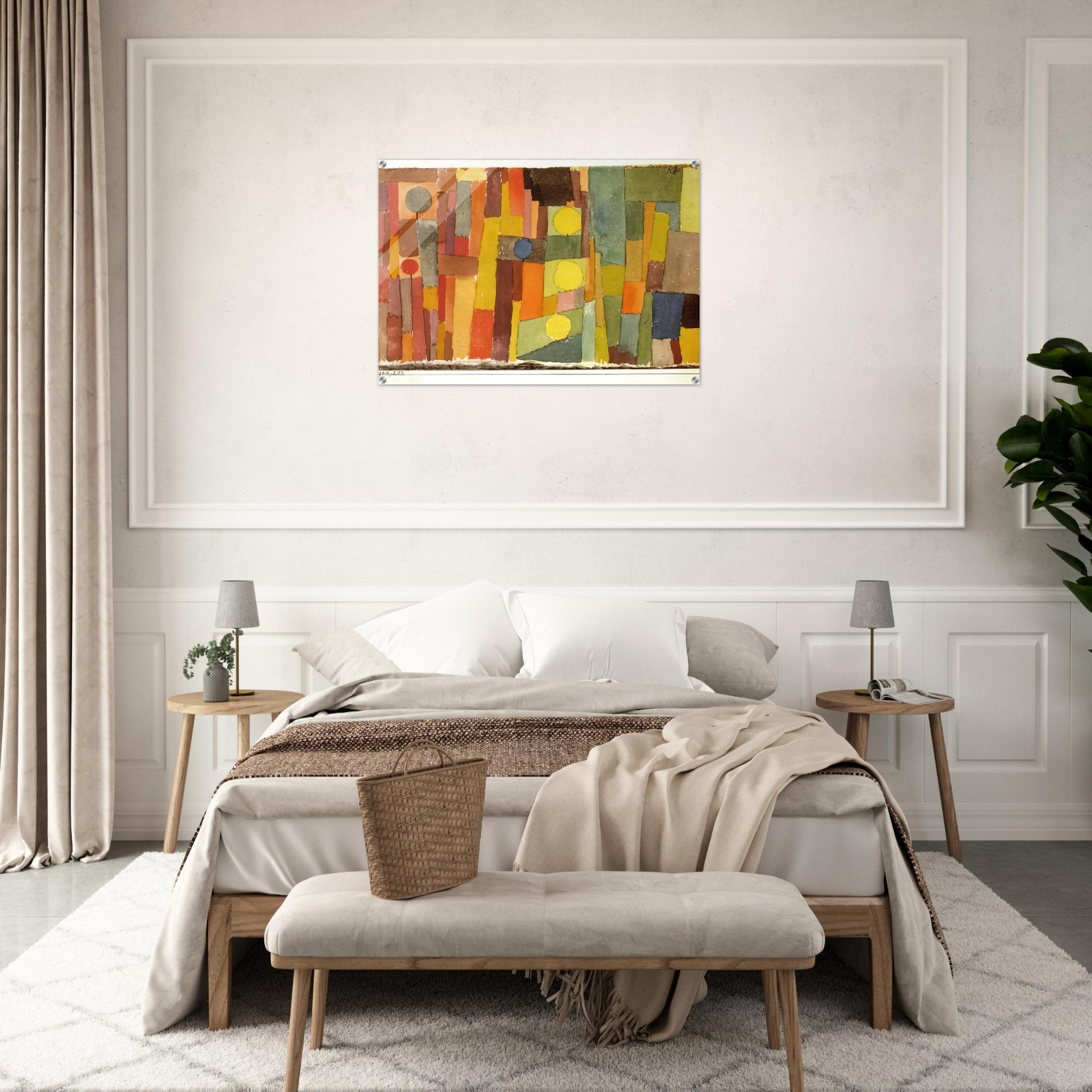 IN THE STYLE OF KAIROUAN 1914 - Paul Klee Acrylic Print - 70x100 cm / 28x40″ inches