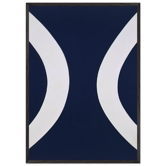 Brooklyn Bridge VII - Ellsworth Kelly 70x100 cm / 28x40 inches Framed Art Print – Black Wooden Frame