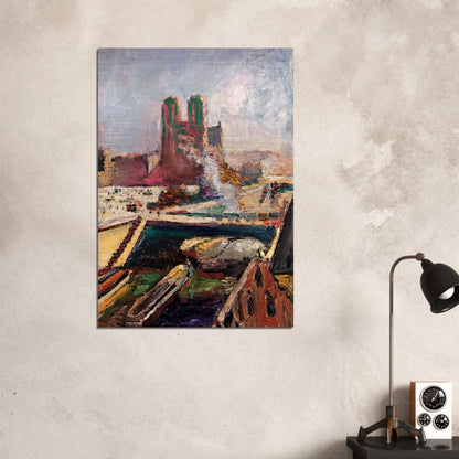 NOTRE DAME 1900 - Henri Matisse Brushed Aluminum Print - 70x100 cm / 28x40 inches | Henri Matisse Aluminum Print | Henri Matisse Prints