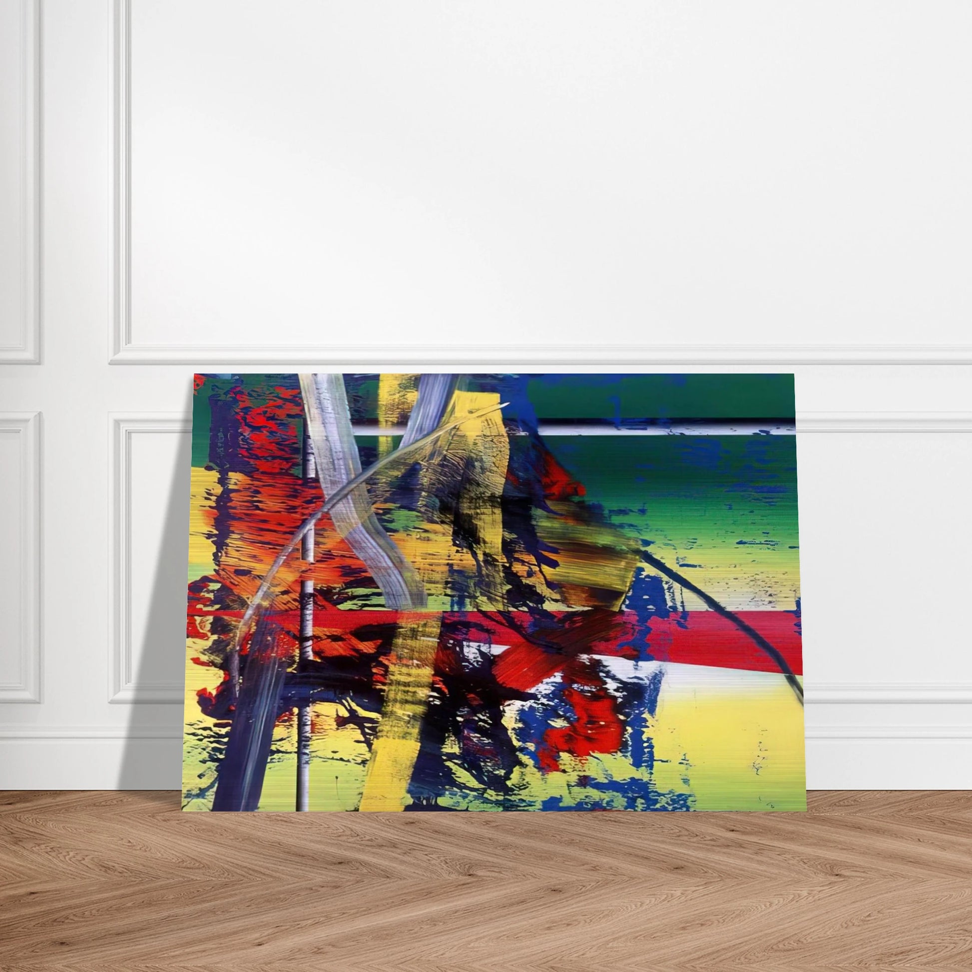 STATION - Gerhard Richter Brushed Aluminum Print - 70x100 cm / 28x40 inches | Gerhard Richter Aluminum Print | Gerhard Richter Prints