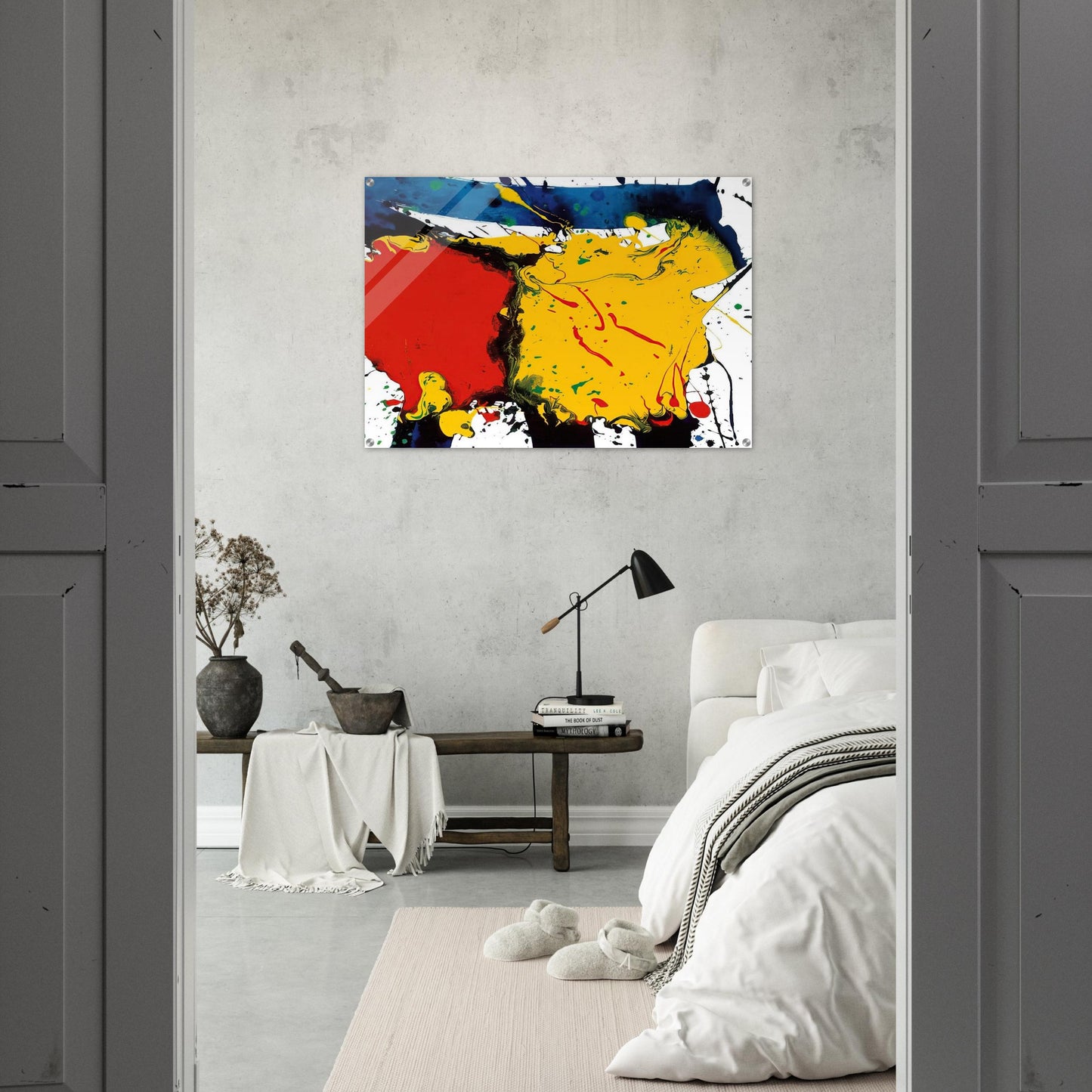 Untitled  SFP94-109  SFF 1757  - Sam Francis Acrylic Print - 70x100 cm / 28x40″ inches