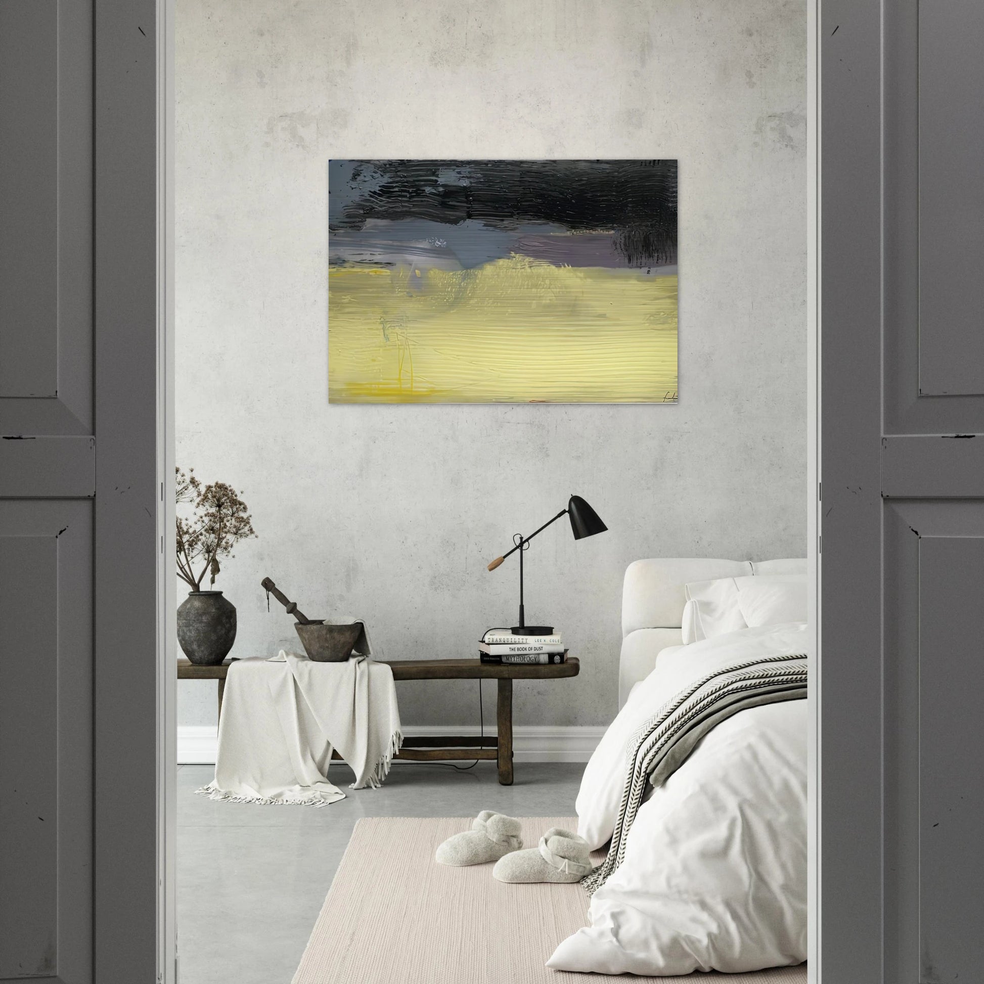 Sandstorm, 1992- - Helen Frankenthaler Brushed Aluminum Print - 70x100 cm / 28x40 inches | Helen Frankenthaler Aluminum Print | Helen Frankenthaler Prints