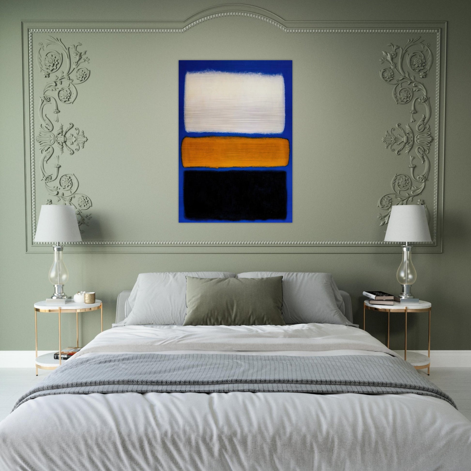 No. 16 - 1961 - Mark Rothko Brushed Aluminum Print - 70x100 cm / 28x40 inches | Mark Rothko Aluminum Print | Mark Rothko Prints