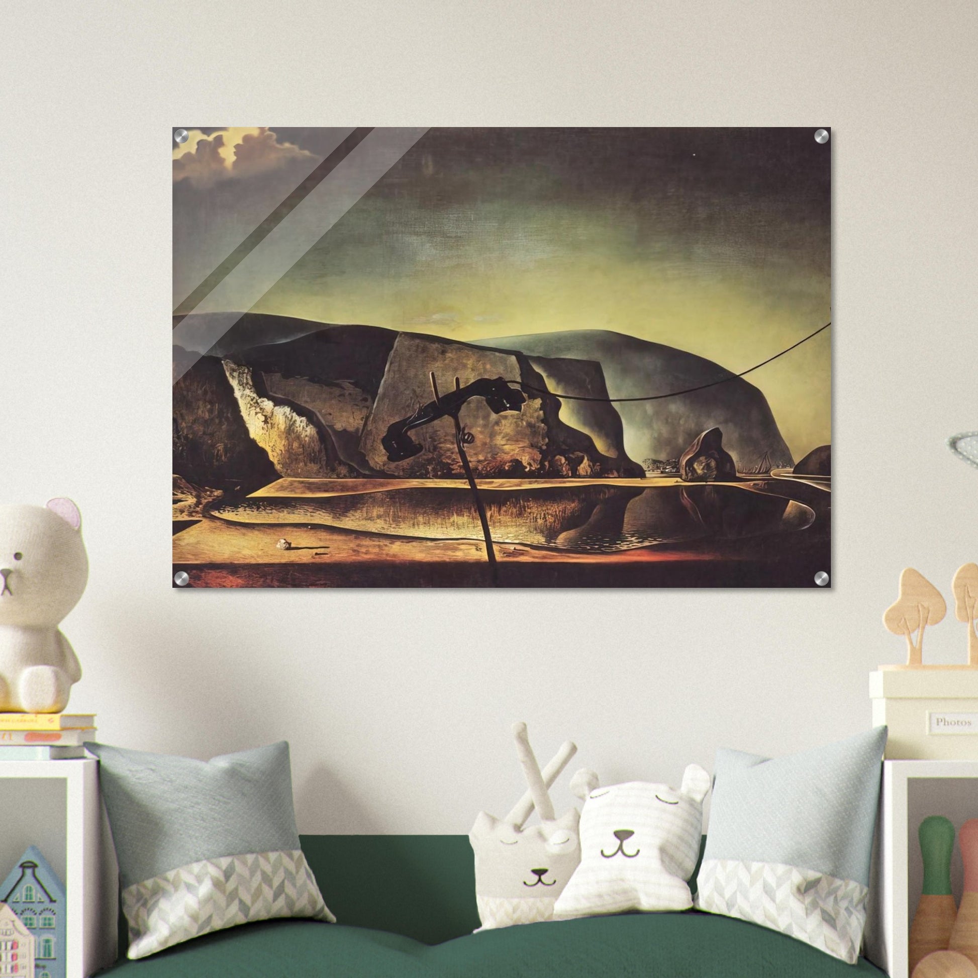 MOUNTAIN LAKE - Salvador Dali Acrylic Print - 70x100 cm / 28x40″ inches