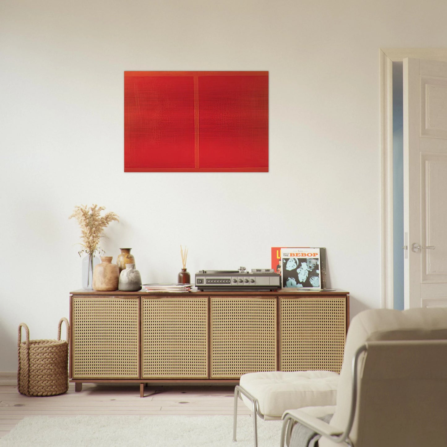 Rettangoli equivalenti - 1965 - Antonio Calderara Brushed Aluminum Print - 70x100 cm / 28x40 inches | Antonio Calderara Aluminum Print | Antonio Calderara Prints