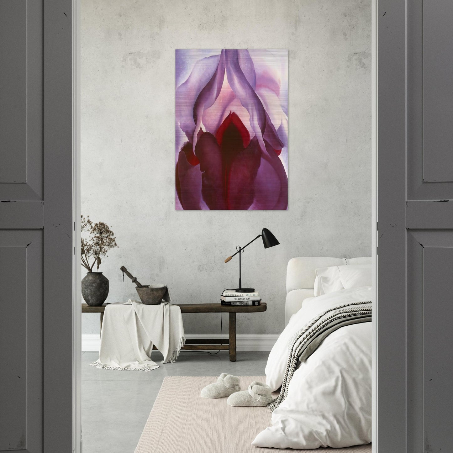 Flower of Life II - Georgia O'Keeffe Brushed Aluminum Print - 70x100 cm / 28x40 inches | Georgia O'Keeffe Aluminum Print | Georgia O'Keeffe Prints