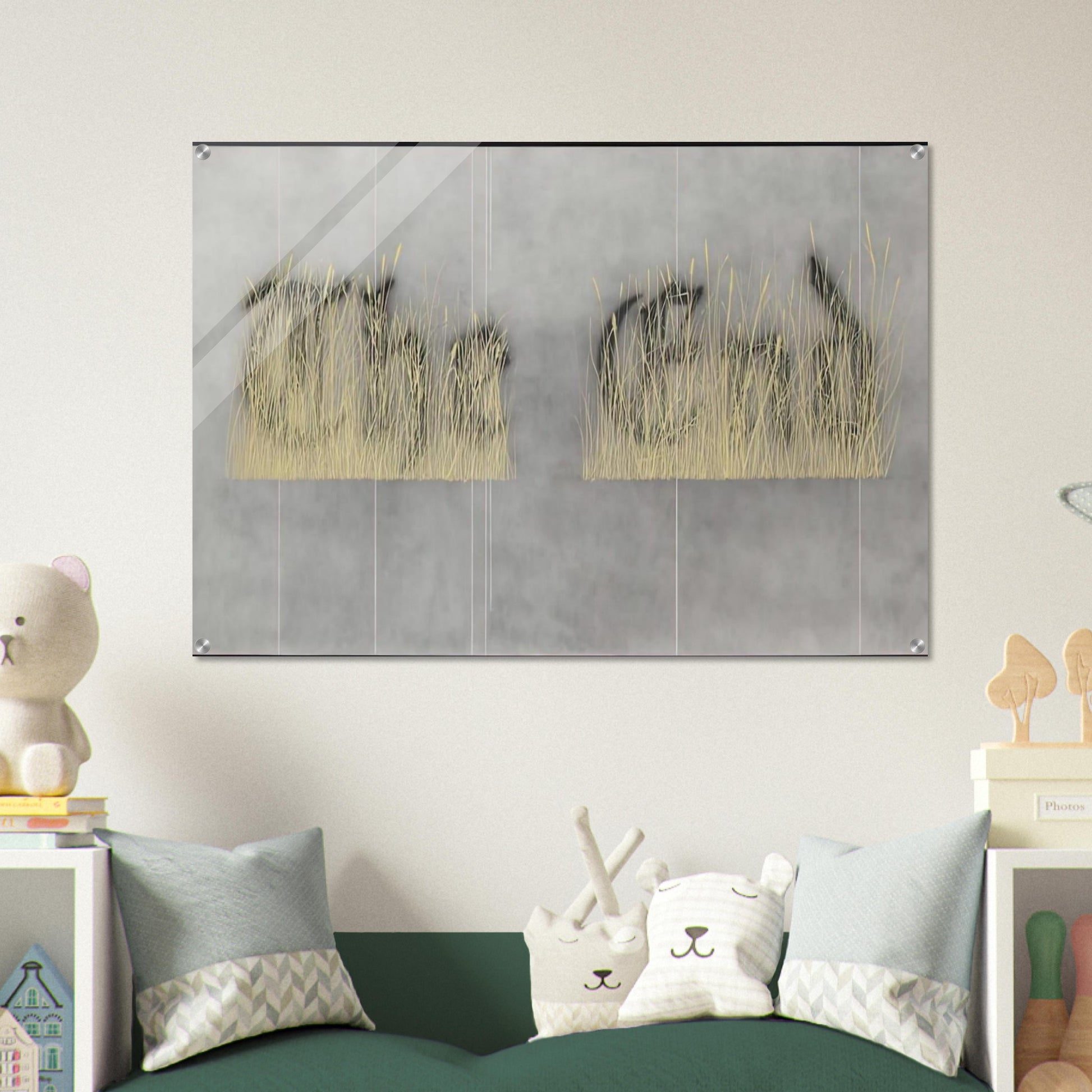 THE FINAL END 1992 - Edward Ruscha Acrylic Print - 70x100 cm / 28x40″ inches