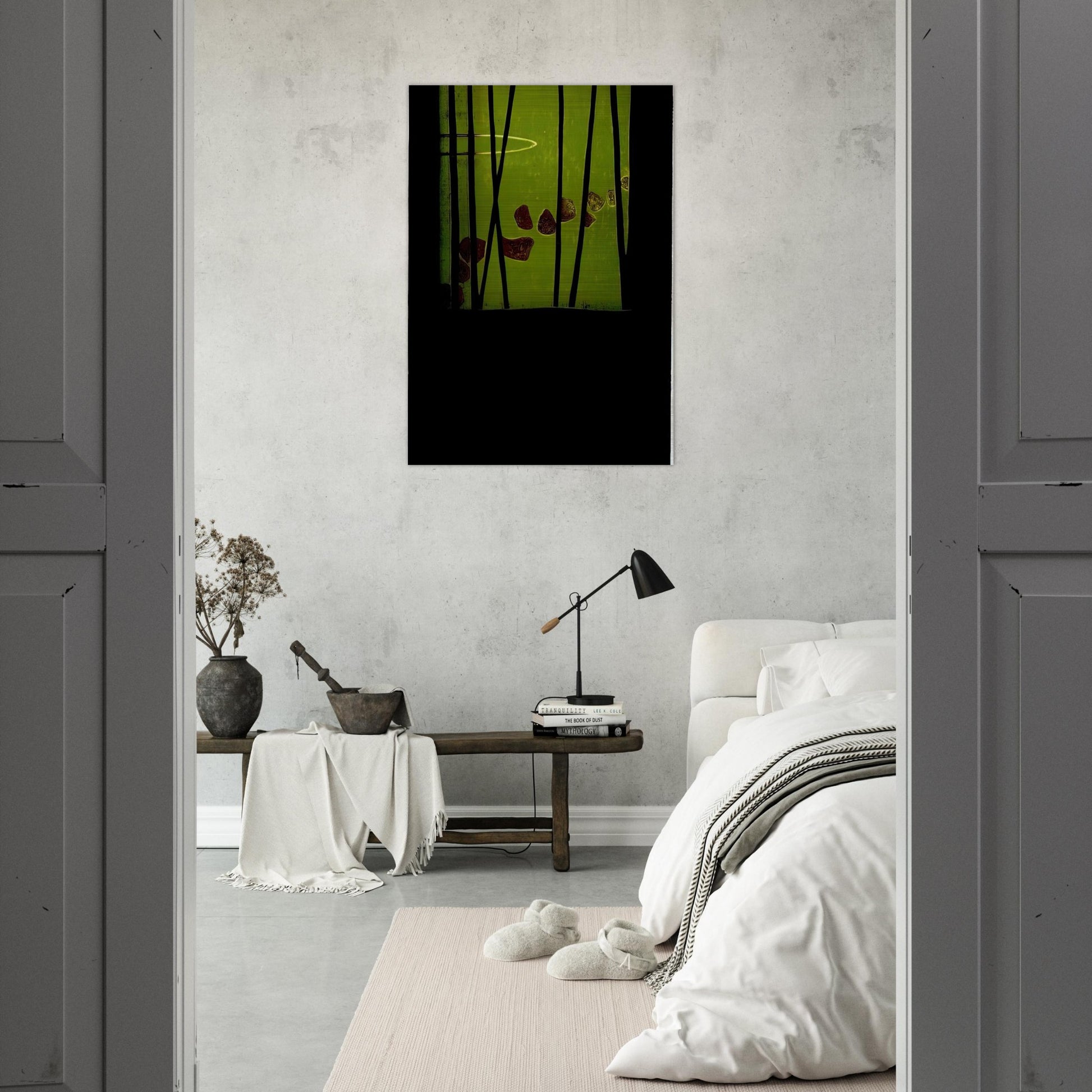 Small Garden - 1967 - Hiroyuki Tajima Brushed Aluminum Print - 70x100 cm / 28x40 inches | Hiroyuki Tajima Aluminum Print | Hiroyuki Tajima Prints