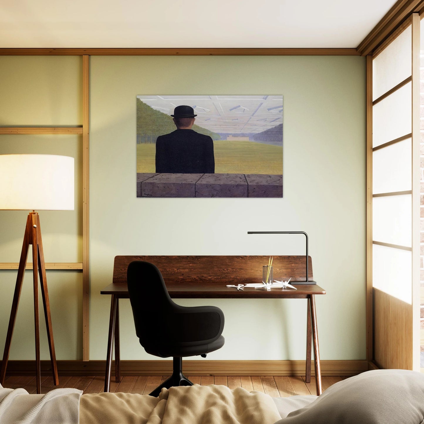 THE GREAT CENTURY 1954 - Rene Magritte Brushed Aluminum Print - 70x100 cm / 28x40 inches | Rene Magritte Aluminum Print | Rene Magritte Prints