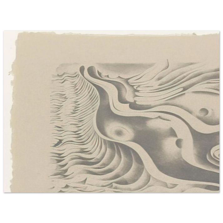Lee Bontecou - FIFTEENTH STONE 1980  75x100 cm / 30x40inches Fine Art Poster