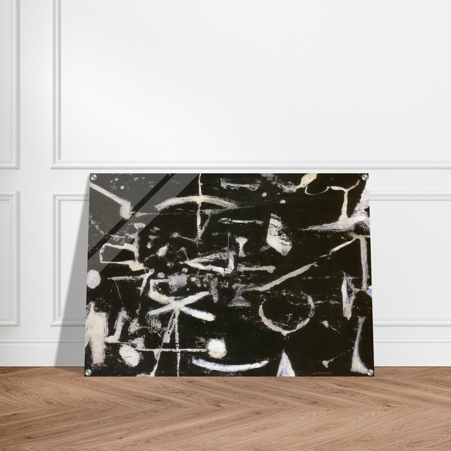 Untitled - Art Informel - Jiro Yoshihara Acrylic Print - 70x100 cm / 28x40″ inches