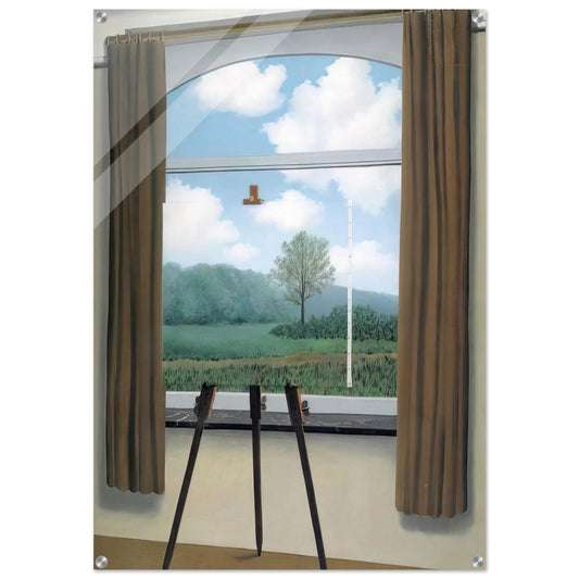 THE HUMAN CONDITION 1933 - Rene Magritte Acrylic Print - 70x100 cm / 28x40″ inches