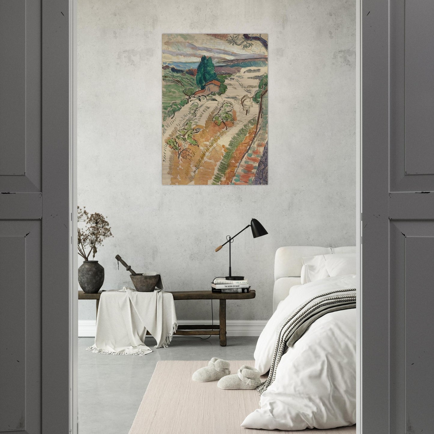 PAYSAGE ST TROPEZ 1904 - Henri Matisse Brushed Aluminum Print - 70x100 cm / 28x40 inches | Henri Matisse Aluminum Print | Henri Matisse Prints