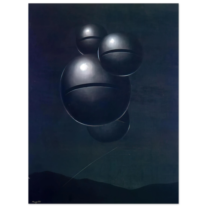Rene Magritte - THE VOICE OF SPACE 1928 1  75x100 cm / 30x40inches Fine Art Poster