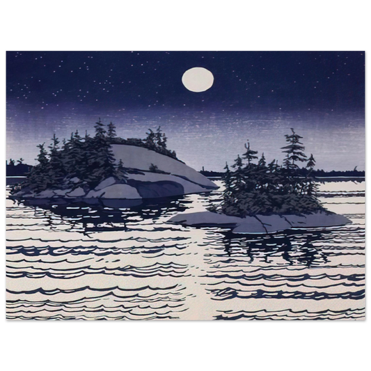 Neil Welliver - Islands Allagash - 1990  75x100 cm / 30x40inches Fine Art Poster