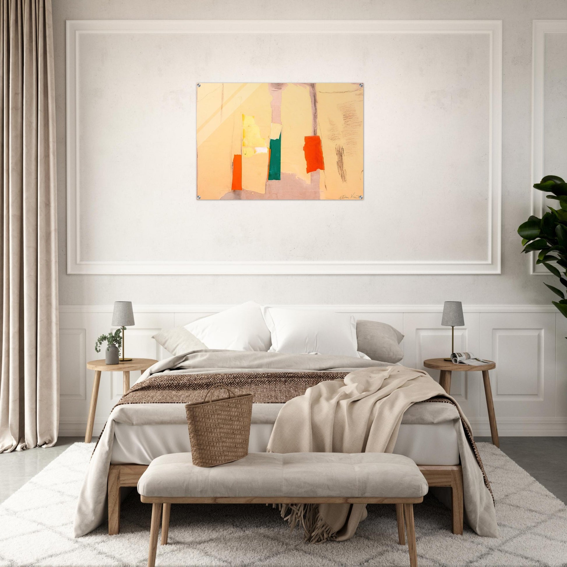 UNTITLED 1998 - Esteban Vicente Acrylic Print - 70x100 cm / 28x40″ inches
