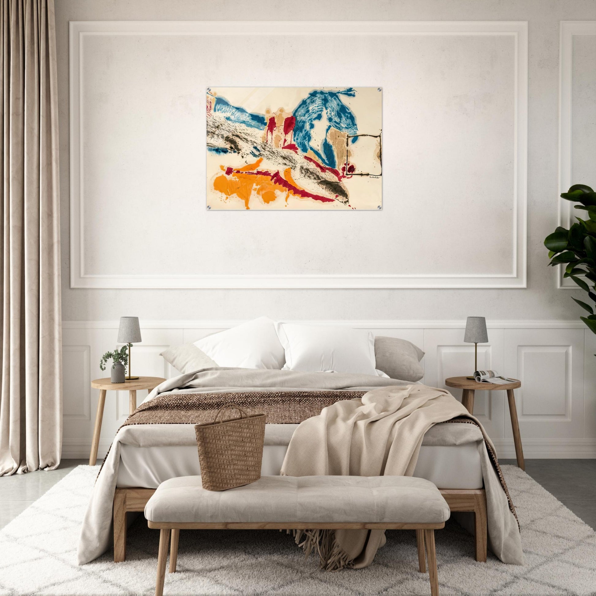 Alassio, 1960- - Helen Frankenthaler Acrylic Print - 70x100 cm / 28x40″ inches