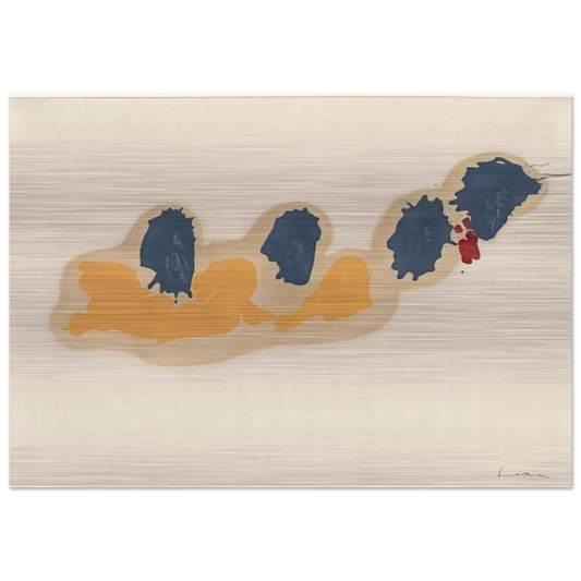 April IV - 1960 - Helen Frankenthaler Brushed Aluminum Print - 70x100 cm / 28x40 inches | Helen Frankenthaler Aluminum Print | Helen Frankenthaler Prints