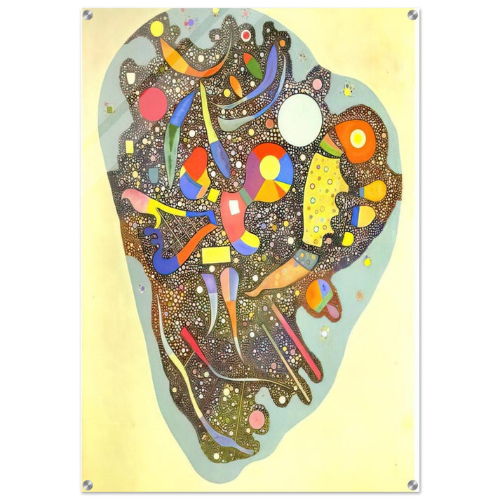 COLOURFUL ENSEMBLE 1938 - Wassily Kandinsky Acrylic Print - 70x100 cm / 28x40″ inches | Wassily Kandinsky Wall Art | Wassily Kandinsky Prints