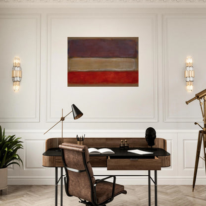Untitled Purple, White, and Red - 1953 - Mark Rothko Brushed Aluminum Print - 70x100 cm / 28x40 inches | Mark Rothko Aluminum Print | Mark Rothko Prints