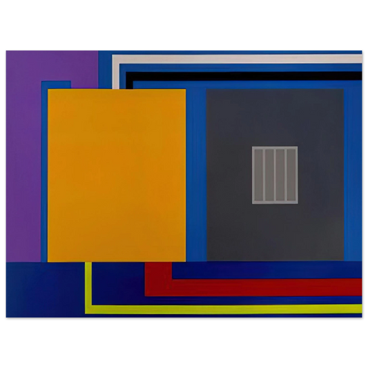 Peter Halley - A Perfect World - 1993  75x100 cm / 30x40inches Fine Art Poster
