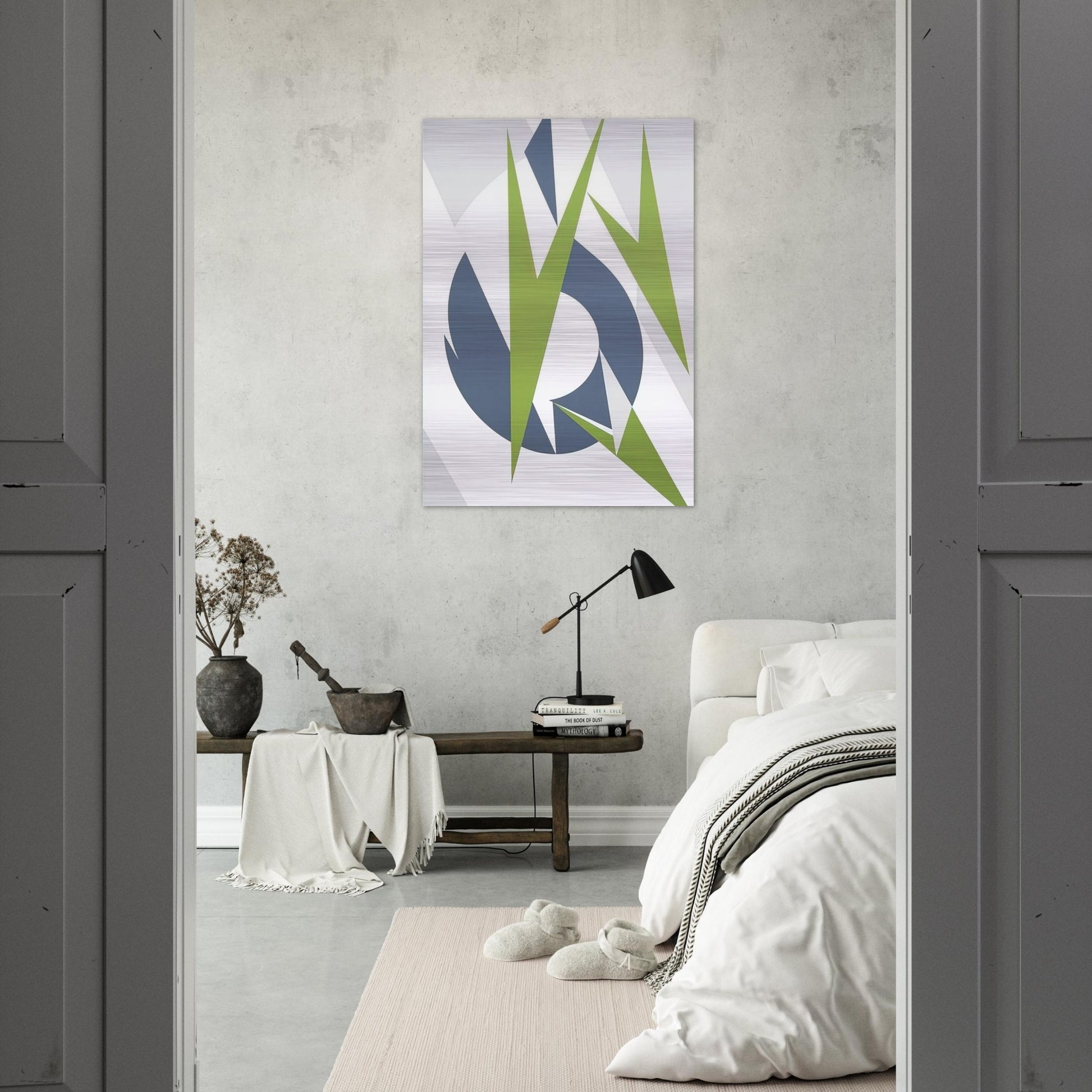 Embrace - Lee Krasner Brushed Aluminum Print - 70x100 cm / 28x40 inches | Lee Krasner Aluminum Print | Lee Krasner Prints
