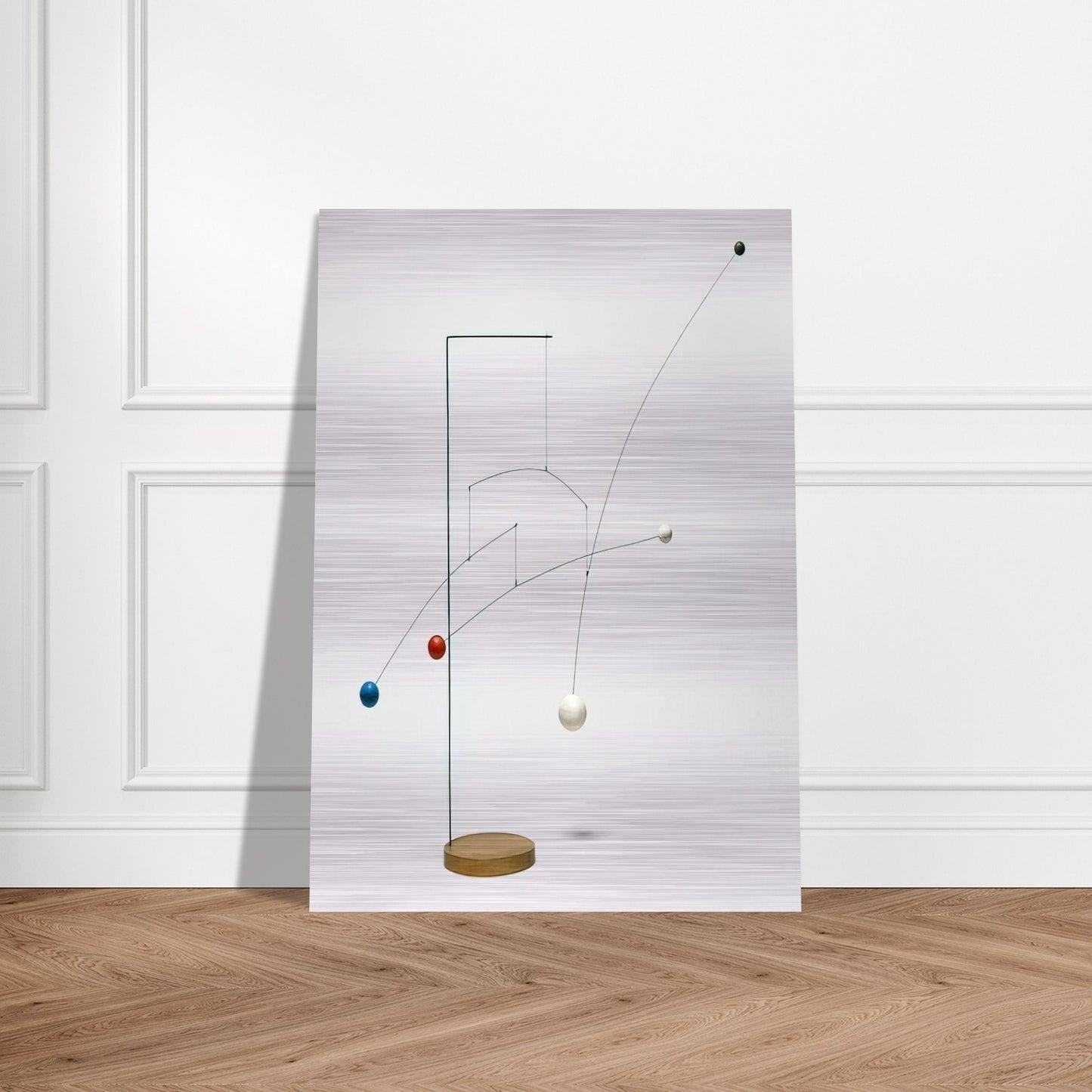 UNTITLED 1935 - Alexander Calder Brushed Aluminum Print - 70x100 cm / 28x40 inches | Alexander Calder Aluminum Print | Alexander Calder Prints