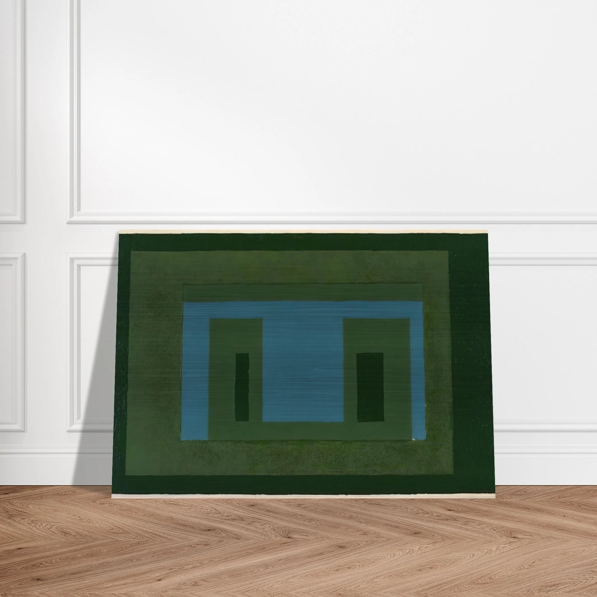 VARIANT ADOBE 1962 - Josef Albers Brushed Aluminum Print - 70x100 cm / 28x40 inches | Josef Albers Aluminum Print | Josef Albers Prints