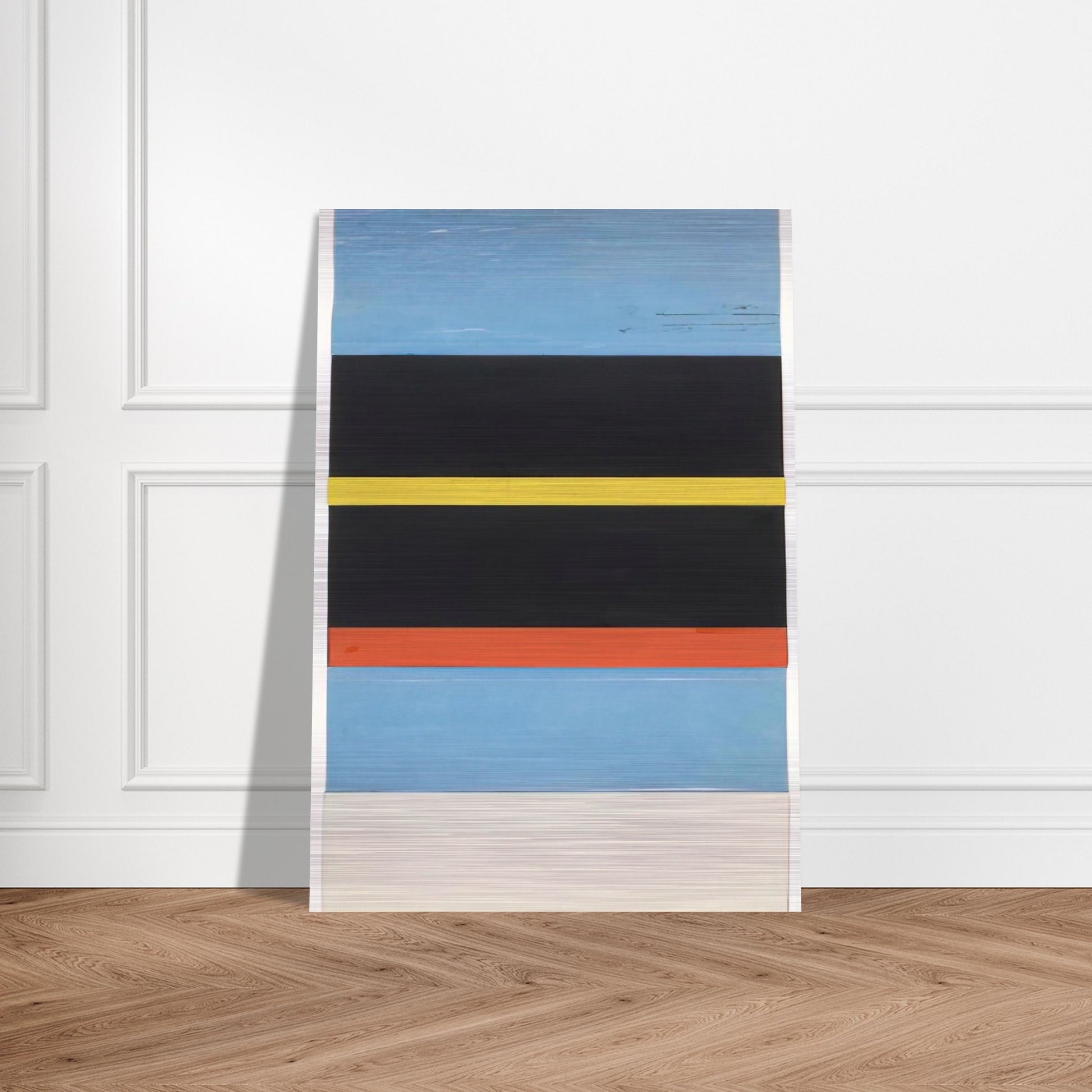 Boats in Sanary Harbor - Ellsworth Kelly Brushed Aluminum Print - 70x100 cm / 28x40 inches | Ellsworth Kelly Aluminum Print | Ellsworth Kelly Prints
