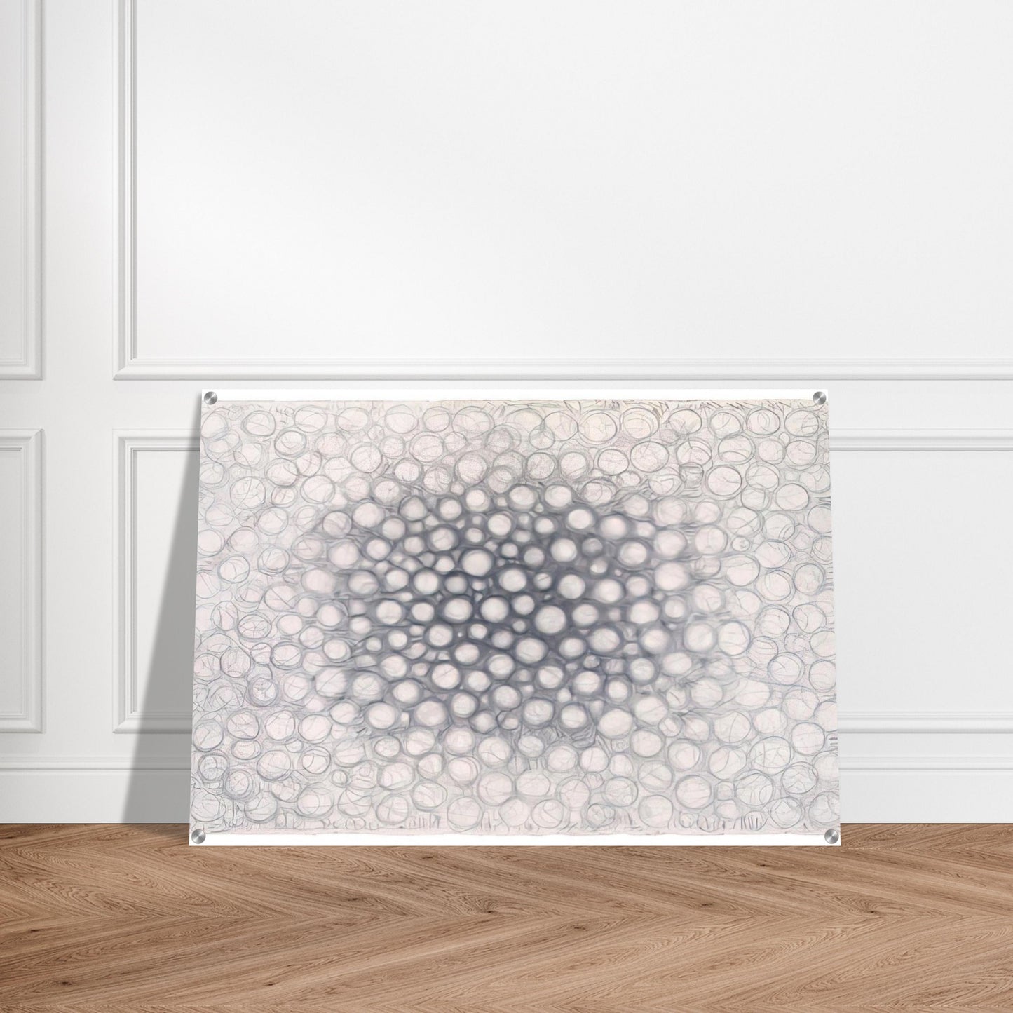 Light Gathers to the Question of No - 1979 - Richard Pousette-Dart Acrylic Print - 70x100 cm / 28x40″ inches