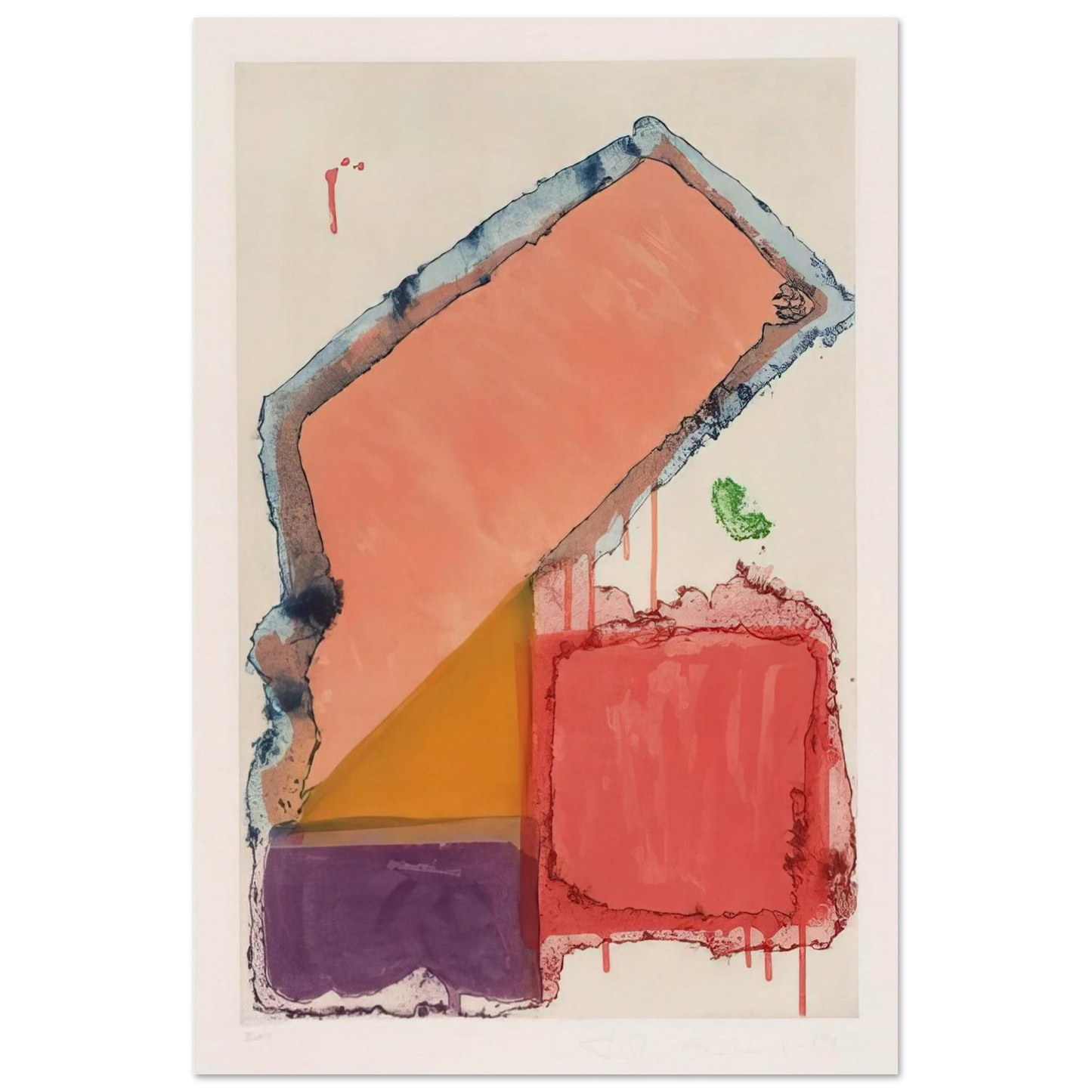 Anking - 1979 - John Hoyland Art Prints - 100x150 cm / 40x60″ inches | John Hoyland Poster | John Hoyland Prints