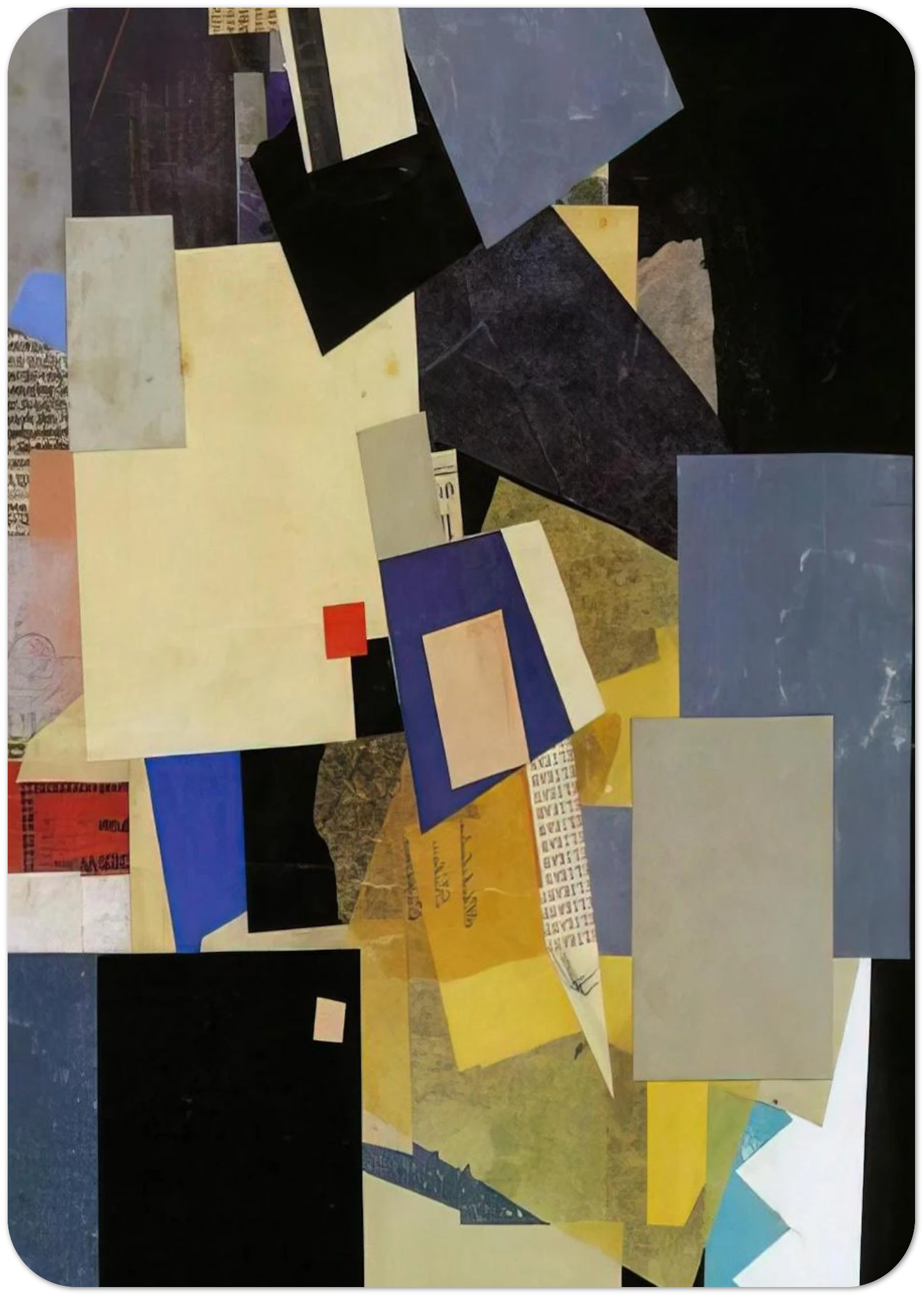 ELIKAN 1925 By Kurt Schwitters Pack of 10 Post Cards | Kurt Schwitters Post Cards | A6 (10.5 x 14.8 cm) - 4.1 x 5.8 inches