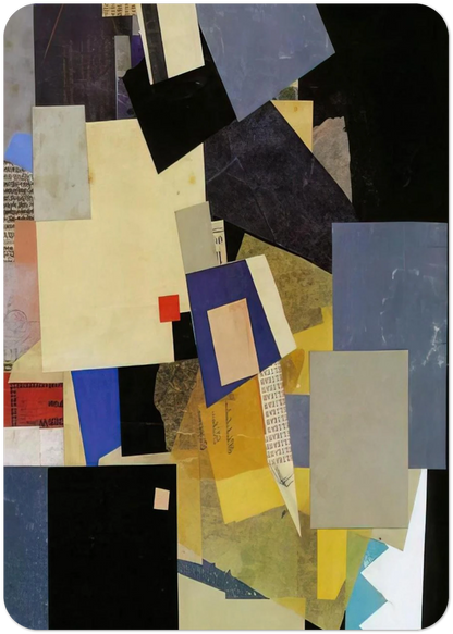 ELIKAN 1925 By Kurt Schwitters Pack of 10 Post Cards | Kurt Schwitters Post Cards | A6 (10.5 x 14.8 cm) - 4.1 x 5.8 inches