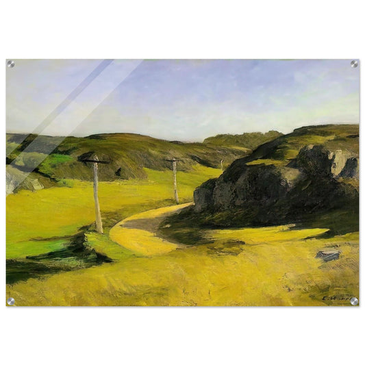 Road in Maine - Edward Hopper Acrylic Print - 70x100 cm / 28x40″ inches