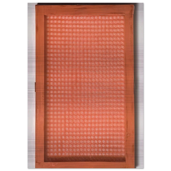 Volume a moduli sfasati - 1960 - Dadamaino Brushed Aluminum Print - 70x100 cm / 28x40 inches | Dadamaino Aluminum Print | Dadamaino Prints