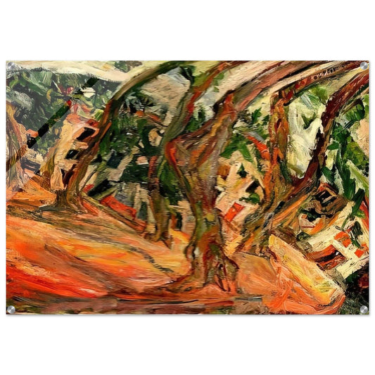 PLANE TREES AT CERET 1920 - Chaim Soutine Acrylic Print - 70x100 cm / 28x40″ inches