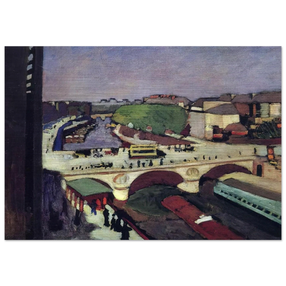 THE PONT SAINT MICHEL 1900 - Henri Matisse Brushed Aluminum Print - 70x100 cm / 28x40 inches | Henri Matisse Aluminum Print | Henri Matisse Prints